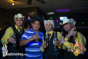 AK 7 performed at a party. Las Furiosas de la sierra
